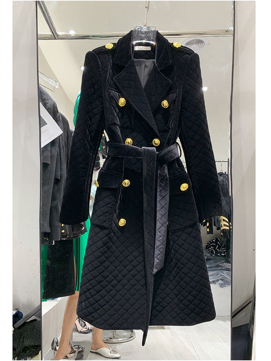 HIGH FASH COAT VELVET