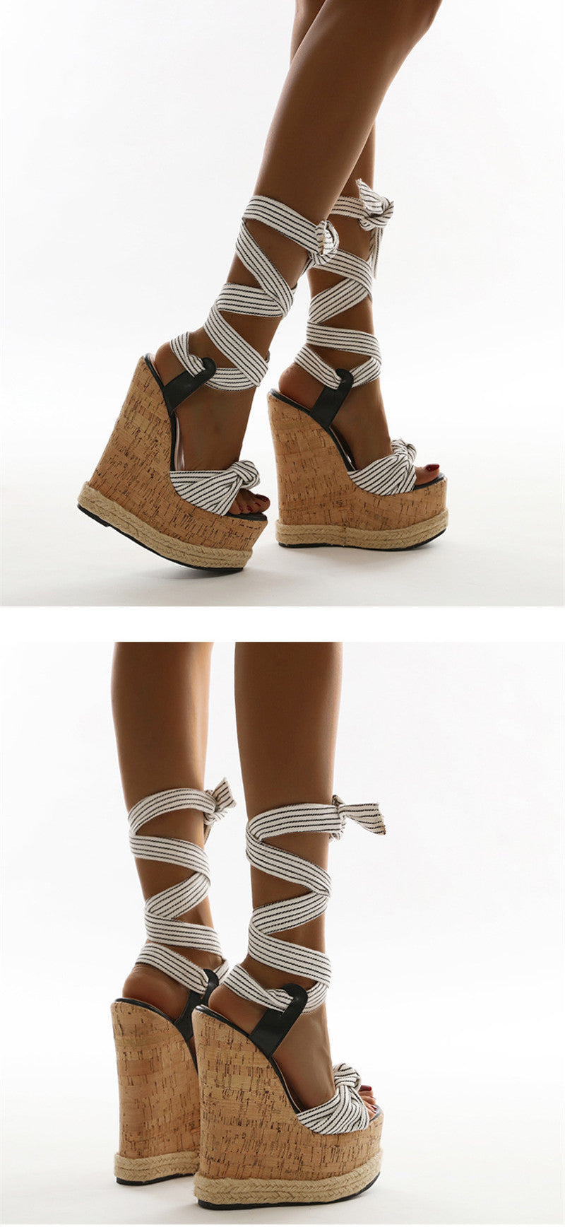 Wiled Wedges Sandals