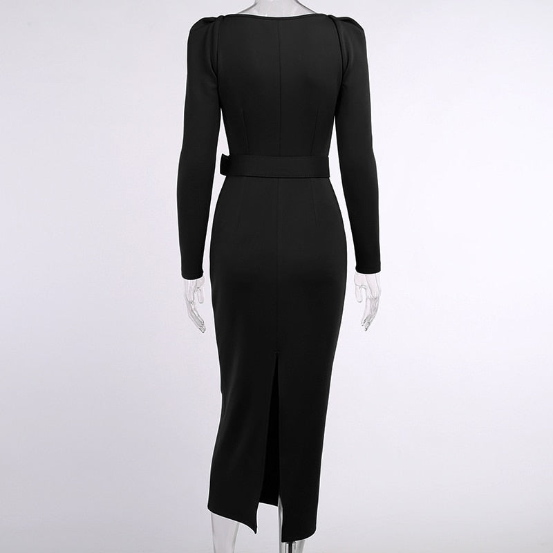 VP Mid Calf Pencil Dress